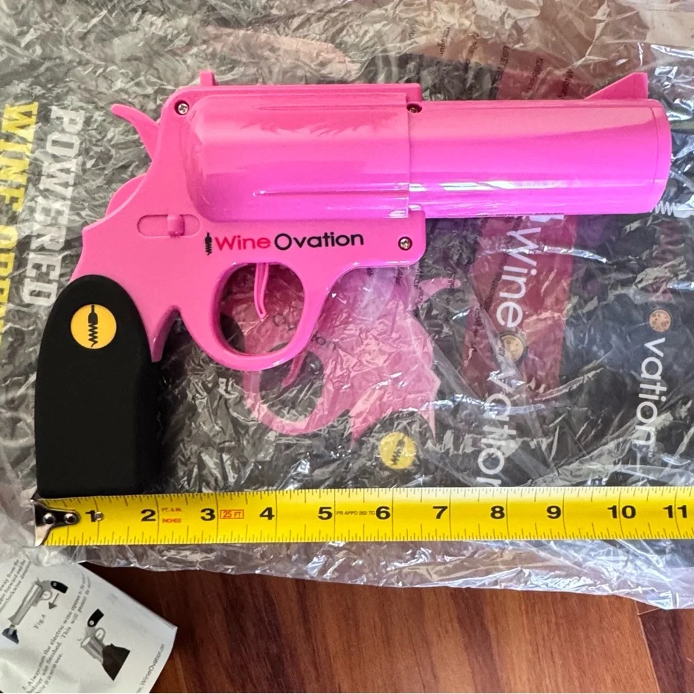 WineOvation Pink Gun Electric Powered Wine Opener